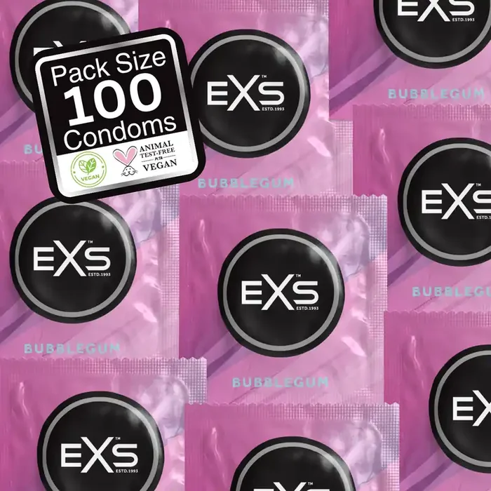 EXS Bubblegum Rap – Condoms – 100 Pieces