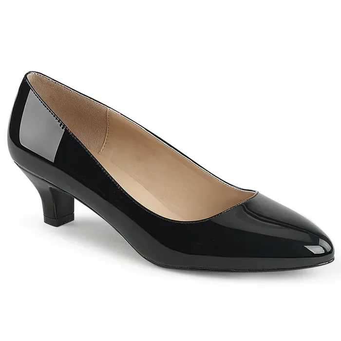 Fab-420 (High Heel Größe 16 – Gr. 46, High Heel Farbe Schwarz Kunstleder)