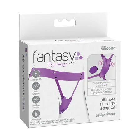 Fantasy For Her Ultimate Butterfly Strap On – Purple
