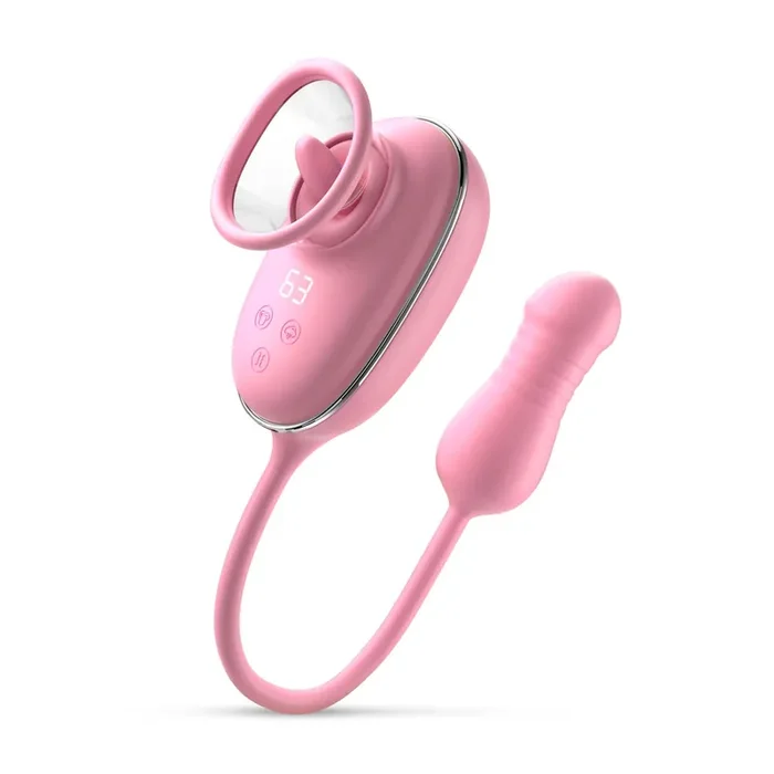 Feelztoys – MIAMORÉ Lick, Suck & Thrust Vibrator – Rosa