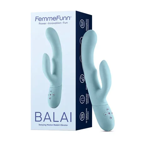 Femme Funn Balai Side to Side Swaying Rabbit – Light Blue