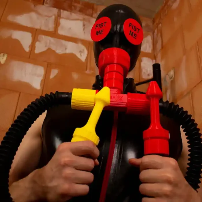 Fetish Augenklappen für GP5 Gasmaske ‘FIST ME‘