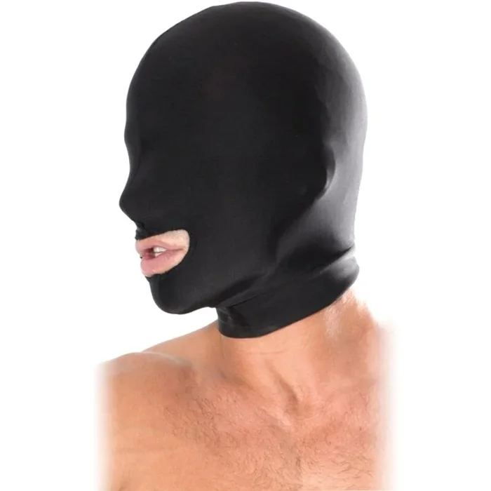 Fetish Fantasy Series – Haube mit Offenem Mund Schwarz