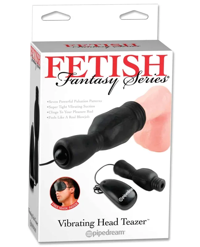 Fetish Fantasy Series Vibrating Head Teazer – Black