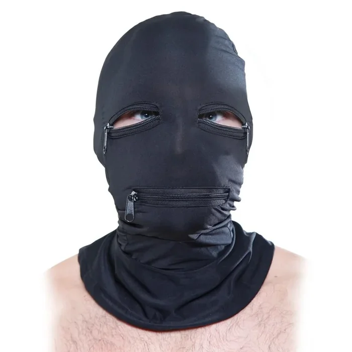 Fetish Fantasy Zipper Face Hood