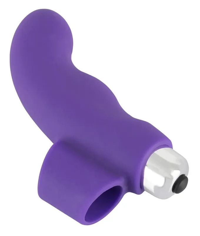 Fingervibrator mit gebogener Spitze