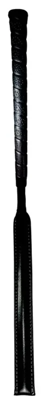 Flache Peitsche in Schwarz