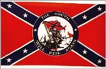 Flagge ‘Rebel – South will rise again‘