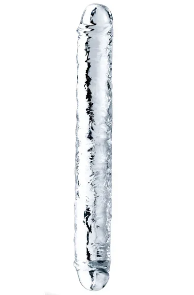 Flawless Transparenter Doppeldildo 30 cm