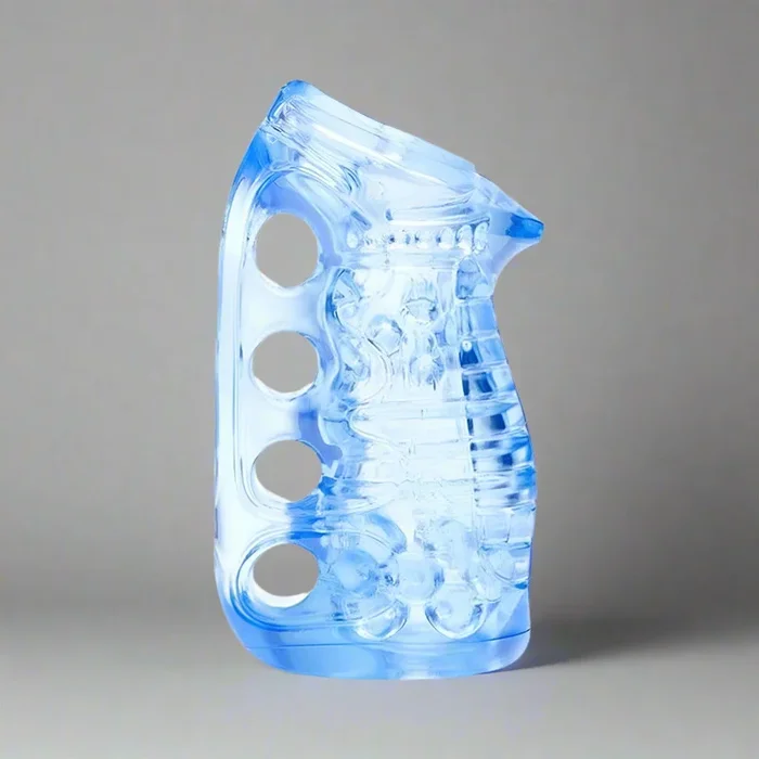 Fleshskins Grip by Fleshlight – Blue Ice – with Drying Stand