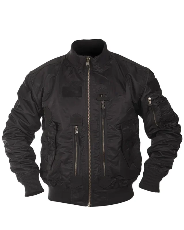 Fliegerjacke schwarz