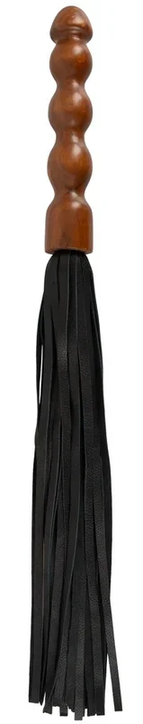 Flogger „Wood“ aus Holz und Leder ZADO