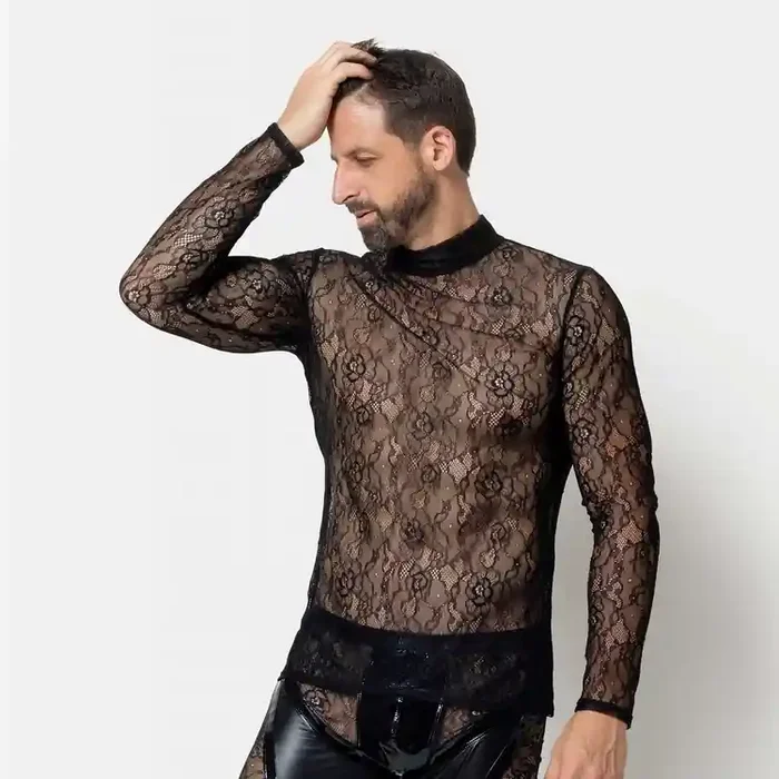 florales Shirt – Spitze