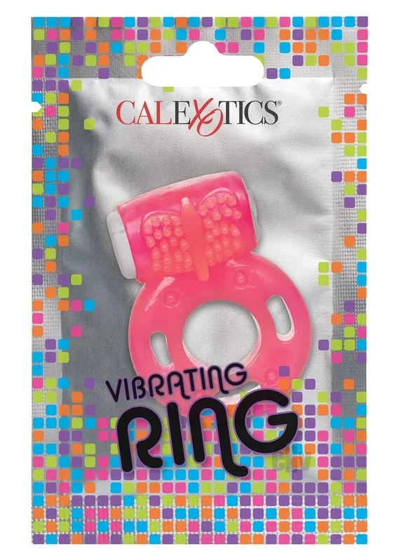 Foil Pack Vibrating Ring – Pink