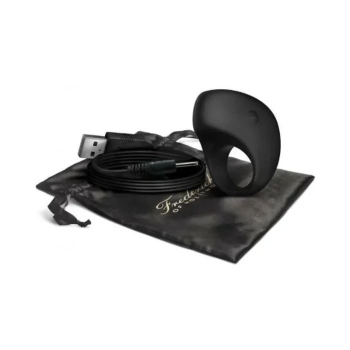 Frederick’s of Hollywood Rechargeable Vibrating Ring Black