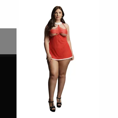 Fröhliches Babydoll – Große Größe