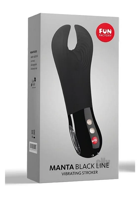 Fun Factory Black Line Manta Man Tool – Black