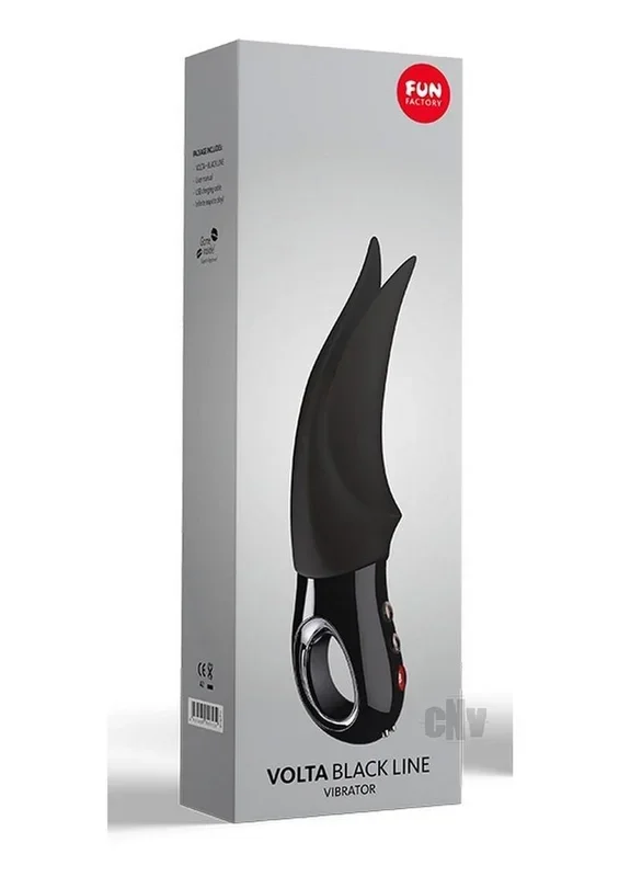 Fun Factory Black Line Volta Flutter Tip – Black
