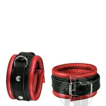 Fussfessel rot mit D-Ring