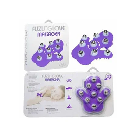 Fuzu Glove Massager – Neon Purple