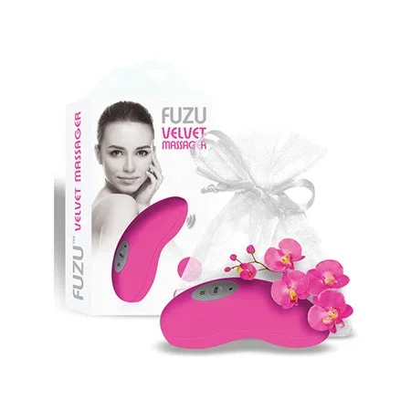Fuzu Velvet Massager – Neon Pink