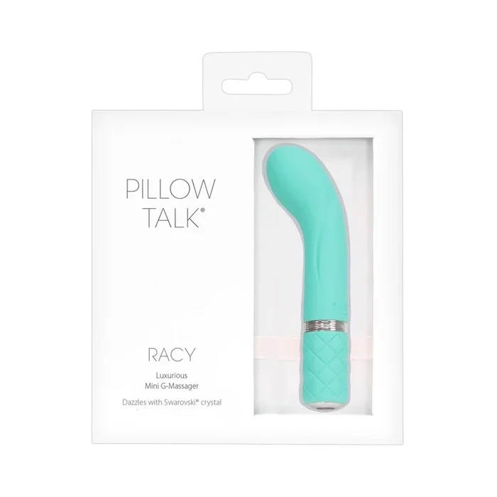 G-Punkt Vibrator »Pillow Talk – Racy« mit Reizrillen – Türkis