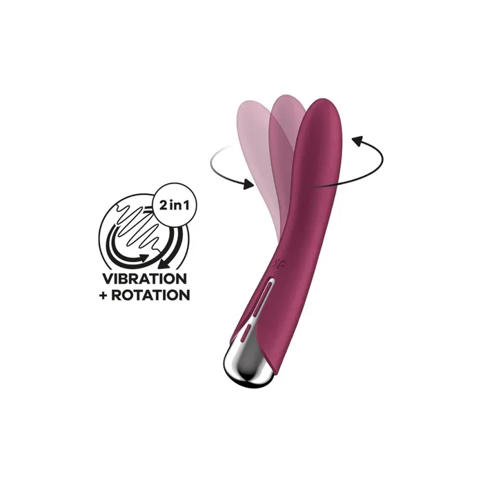 G-Punkt Vibrator Satisfyer Spinning Vibe 1, Rot