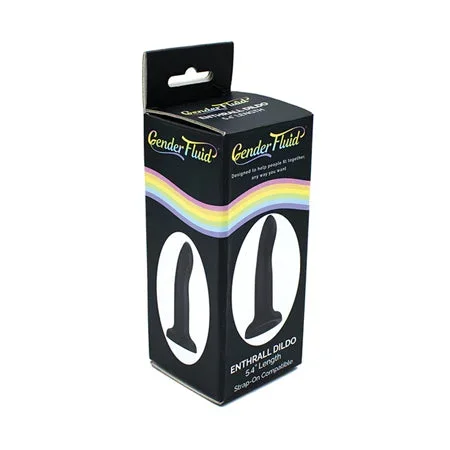 Gender Fluid 5.5′ Enthrall Strap On Dildo – Black