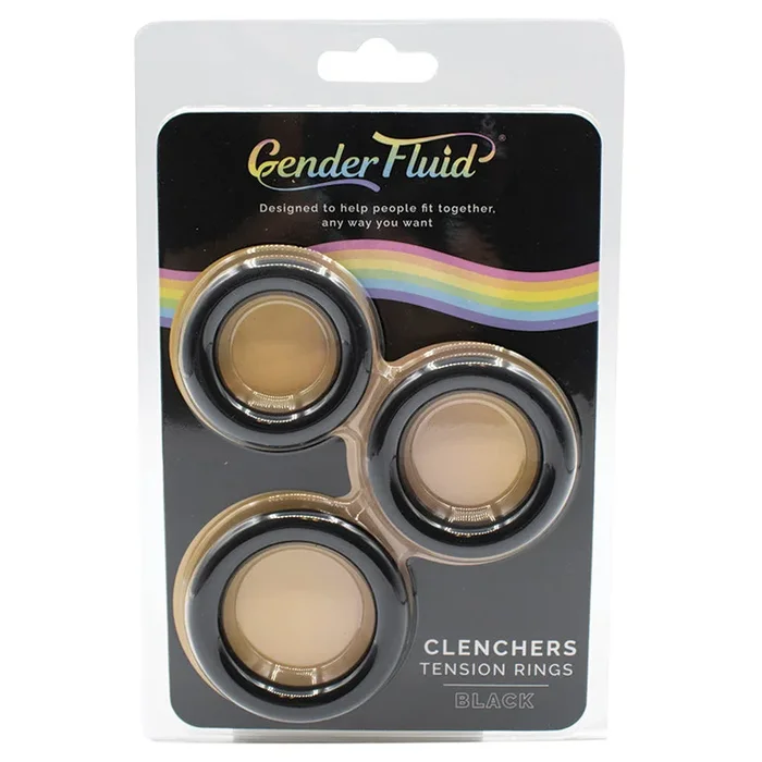 Gender Fluid Clenchers Tension Ring Set – Black