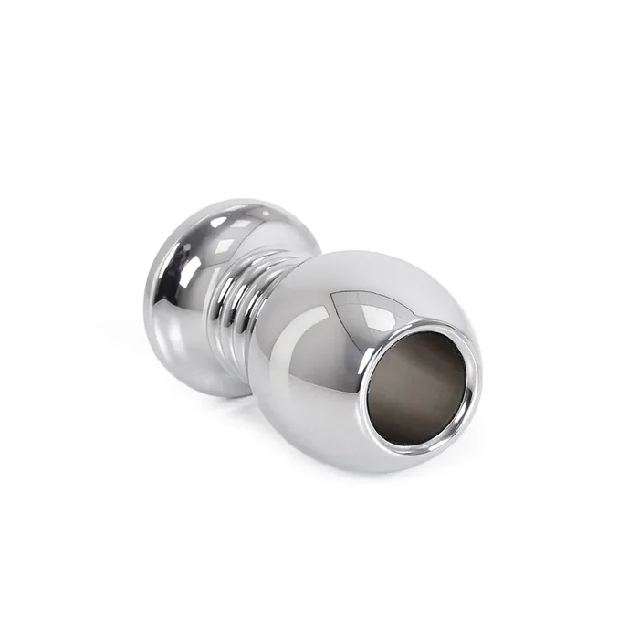 Geriffelter Analplug mit Öffnung