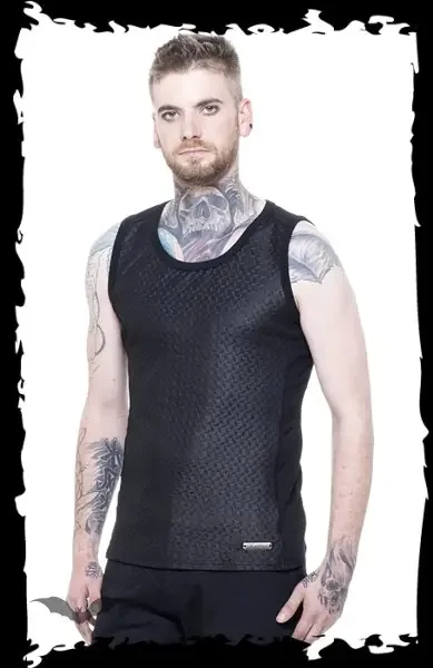 Glänzendes Tanktop