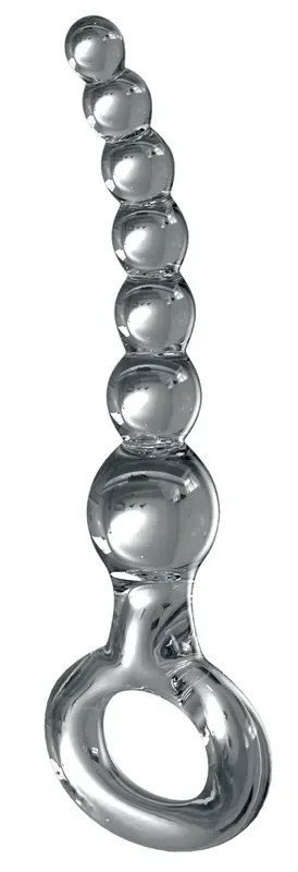 Glas Analkugelkette