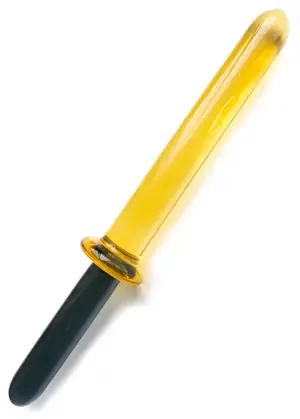 Glasdildo ‘Golden Wand‘