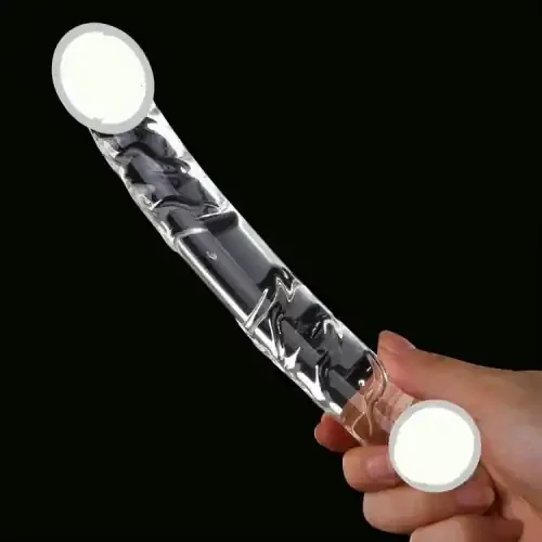 Glasdildo mit Venen