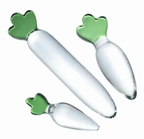 Glasdildo ‘Rübe‘