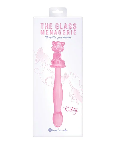 Glass Menagerie Kitty Glass Dildo – Pink