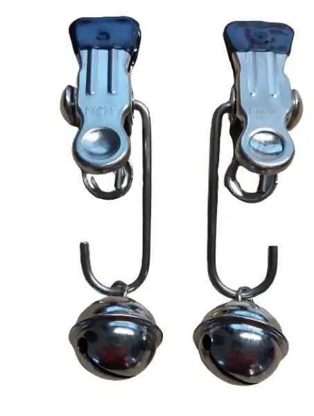 Glöckchen Klammer – Silber