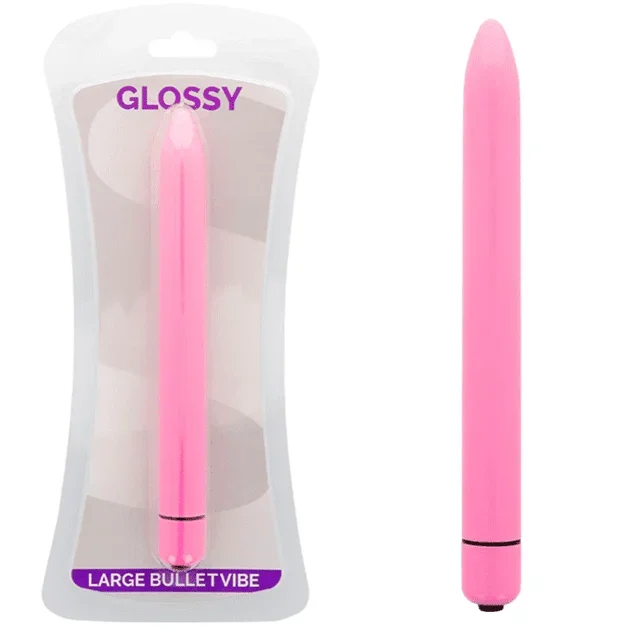 Glossy – Schlanker Vibrator Deep Rose
