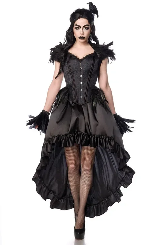 Gothic Raben-Mädchen Kostüm
