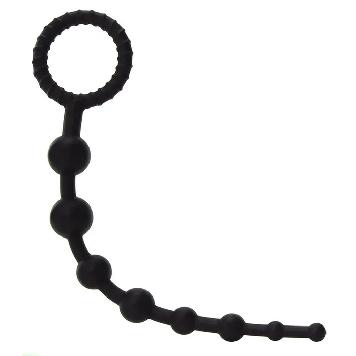 Graduated Beads in Black