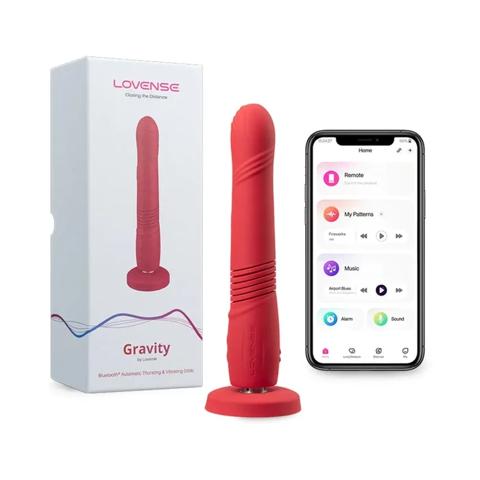Gravity Thrusting Dildo – Red
