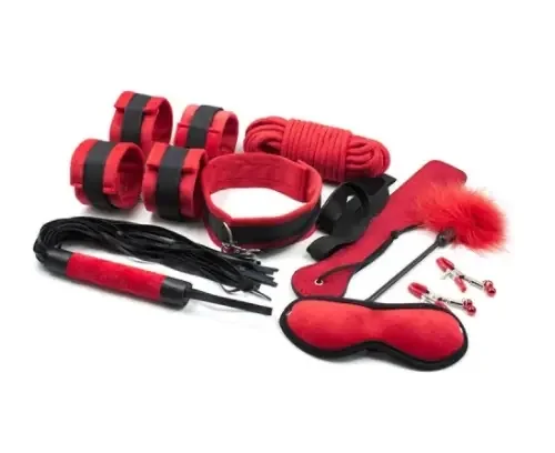 Großes Fessel-Set aus Stoff