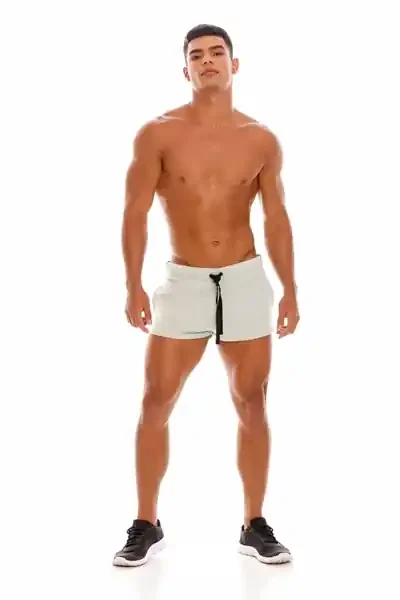 Grüne Mini Shorts
