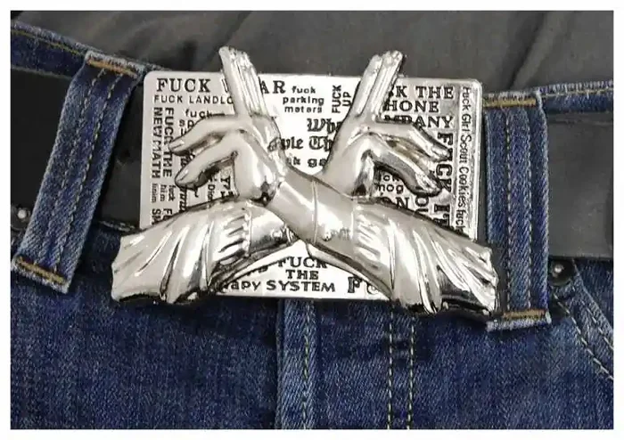 Gürtelschnalle – F*ck Everything