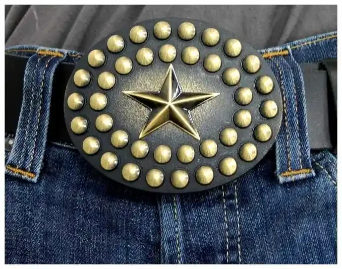 Gürtelschnalle – Gold Star