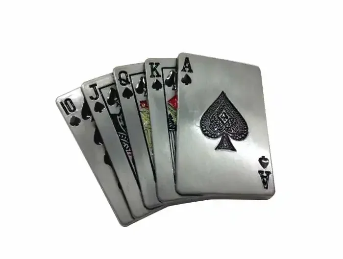 Gürtelschnalle – Poker Cards