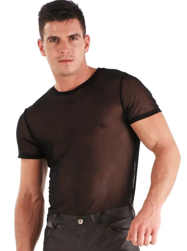 Halbtransparentes T-Shirt