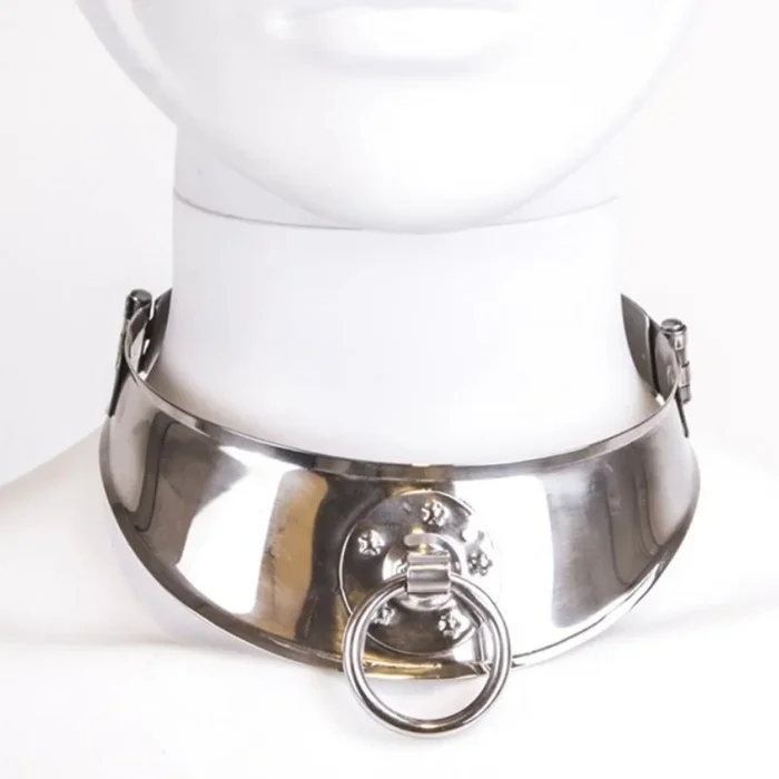 Halsband mit Ring Metal Hard