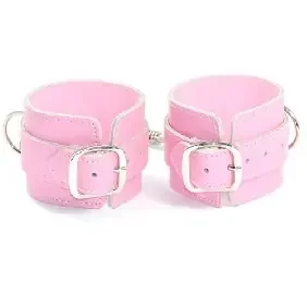 Handfesseln mit Schnalle – pink
