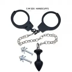 Handschellen mit Analplug